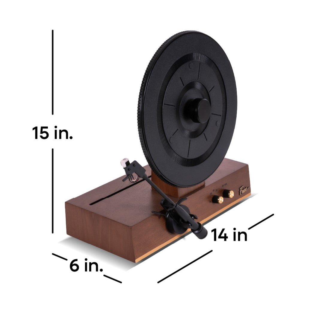 GettyGold Vinyl Record Player Without Speakers - NostalgicSound